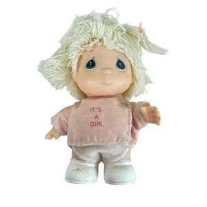 Muñeca de 5 pulgadas vintage Enesco Precious Moments Hi Babies Samuel Butcher It's A Girl - Imagen 1 de 7