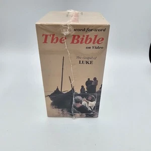 The Bible On Video Word for Word 4 VHS Tape The Gospel of Luke - New Sealed - Picture 1 of 4