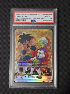 Cheelai BR FS04-09 Special Alt Art DBS Fusion World Raging Roar PSA 10 - Picture 1 of 2