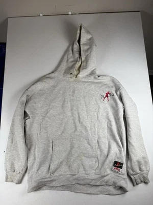 Vintage Muhammad Ali Nutmeg Mills Hoodie Size XL Trashed Distressed Boxing - Image 1 of 4