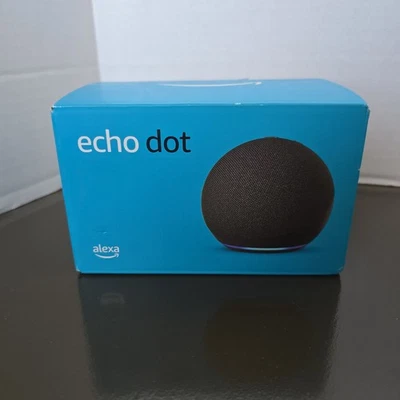 Amazon Echo Dot 5th Gen Smart Speaker with Alexa Black New model C2N6L4 - Image 1 of 4