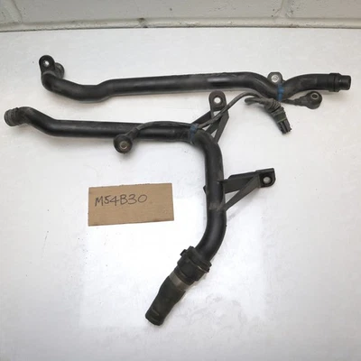 BMW E46 M54 330I 330CI 325CI M54B30 BLOCK MOUNTED HARD WATER COOLANT PIPES - Image 1 of 4