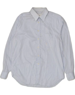 Camisa TRUSSARDI Hombre Grande Azul Algodón AH39 Foto 1 de 3