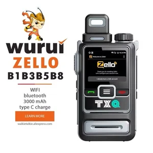Walkie Talkie Zello 4G Sim & WiFi Compatibile 100+ Miglia Professionale POC Walkie - Foto 1 di 2