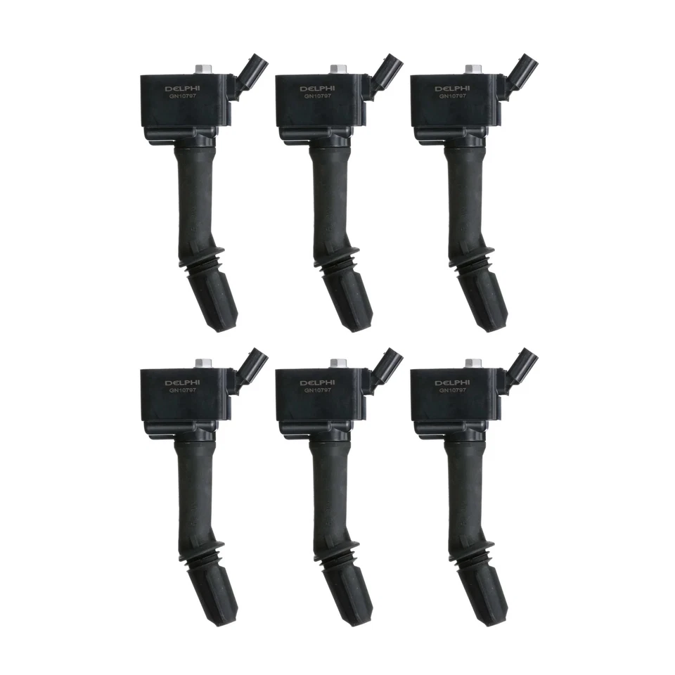 Set of 6 Delphi GN10797 Ignition Coil for Chevy Malibu, Equinox - Image 1 of 1
