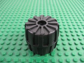 LEGO Black Wheel Plastic MED 35 D. x 31mm No Inner Supports 6938 6851 6896 #2593