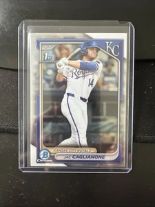 2024 Bowman Draft Jac Caglianone 1st CHROME Kansas City Royals BDC-8 RC AM - Picture 1 of 1