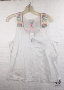 See By Chloe White Sleeveless  Tabk Shirt Womens  Top Size 8 - Picture 1 of 16