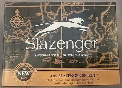 9 Slazenger 420s 3 Raw Distance Golf Balls White Box of 12 Total Free Shipping   - Image 1 of 2