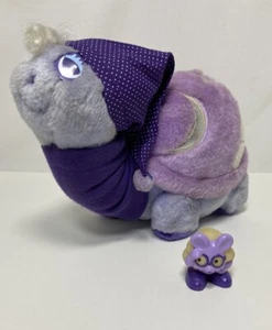 Tonka Keypers Purple Nighttime Sleepy Turtle Plush VTG 80s Keeper Stuffed Animal - Picture 1 of 11