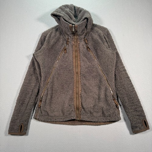 VETEMENTS Giacca sherpa Kuhl donna grande cappuccio impacchettabile outdoor calda cappuccio pelliccia escursionismo