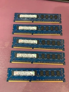 Hynix 1GB DDR3 SDRAM 1333MHz PC3 10600E DIMM ECC RAM HMT112U7BFR8C Unbuffered - Picture 1 of 4