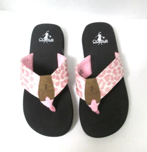 Corkys Calzado Mujer Chanclas Sandalia Rosa Irridiscente Talla 6 NUEVO B12 - Imagen 1 de 6