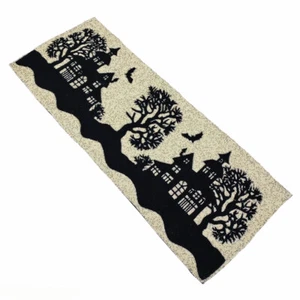 Halloween Haunted House & Bats Beaded 36" Table Runner by Nicole Miller Home - Picture 1 of 1