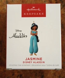 Hallmark Andenken 2023 Aladdin Jasmin Disney Prinzessin Miniatur Ornament 24-20 - Bild 1 von 3