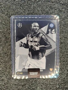 2023-24 Topps Total Football UEFA UCL Patrick Vieira 27/49 Shadow - Imagen 1 de 2