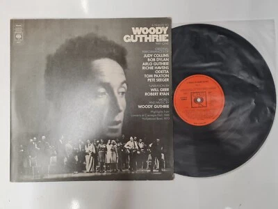 VARIOUS - A TRIBUTE TO WOODIE GUTHRIE UK A1/B1 PRESS G/FOLD 7 PIC INNER! EX+/VG+ - Image 1 of 4