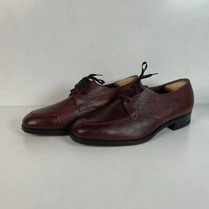 Vintage Florsheim Plain Toe Dress Shoes 10.5 3E (Wide) - Picture 1 of 17