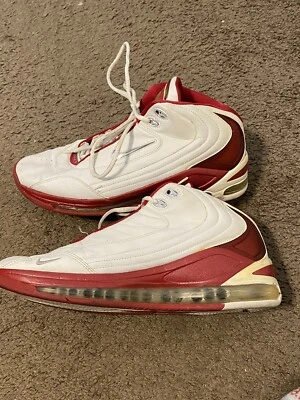 Rare Vintage 2003 Nike Air Uptempo Ultramatic Red/White Mens Sz 12.5 306777-103 - Image 1 of 4