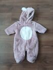 Stunning Baby Girls 0 3 Months Snowsuit Pramsuit Next Pink Very Warm And Cosy
