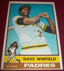 1976 Topps #160 Dave Winfield Vintage Hall Of Fame Original Baseball Card EX+