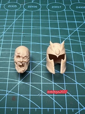 1:6 Zombie Magneto Helmet Head Sculpt  Fit 12 '' Male Action Figure Body Toys - Image 1 of 4