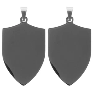 2PCS Stamping Blanks Dog Tag Pendants Pet ID Name Tags Creative Blank Pendants - Picture 1 of 12
