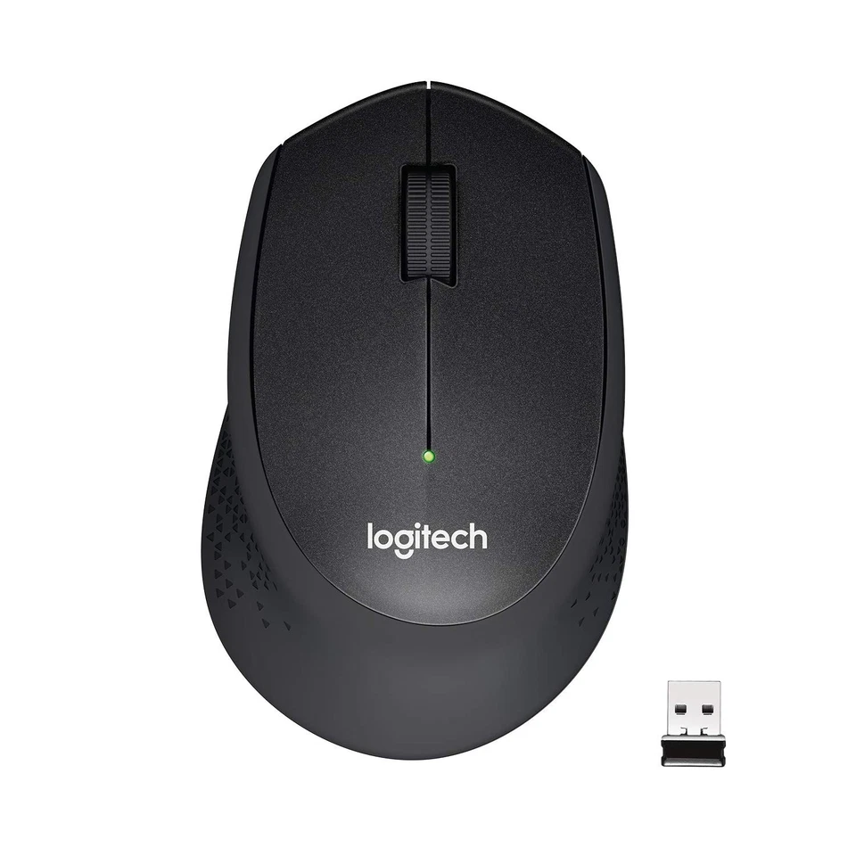 Logitech M330 SILENT PLUS Wireless Mouse, 2.4GHz with USB Nano Receiver, 1000 DP - Image 1 of 4