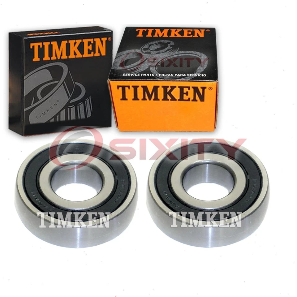 2 pc Timken Rear Transmission Output Shaft Bearings for 1965-1974 Chevrolet nr Foto 1 de 4