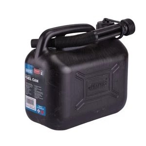 Draper Plastica Tanica Carburante 5L Nero con Una Flessibile Bocca 09053 - Bild 1 von 2
