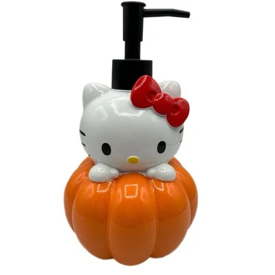Hello Kitty Halloween Jack O Lanterna Loção Abóbora Dispensador Bomba de Sabão LEIA - Imagem 1 de 4
