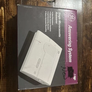 GE Vintage Year 1991 Single Microcassette Answering System Never Used - Zdjęcie 1 z 2