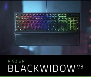 Razer BlackWidow V3 Pro Yellow Switch Wireless Mechanical Keyboard English - Picture 1 of 15
