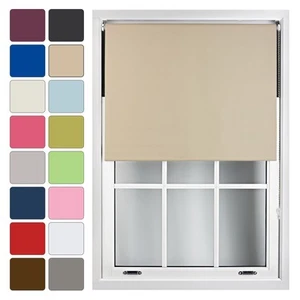 Quality Blackout Roller Blinds Window Thermal Blind Made to Measure by Furnished - Picture 1 of 19