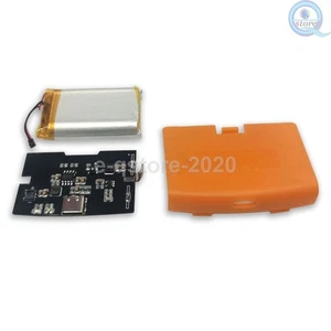 Rechargeable Battery Mod Diy Kit USB-C 1800mAh for Gameboy Advance Game Boy GBA - Picture 1 of 16