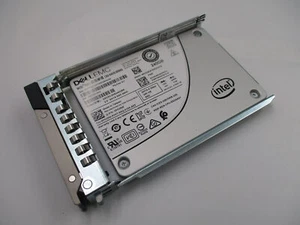 Dell EMC 240GB 2.5" SSDSC2KB240G8R D3-S4510 Series SATA SSD w/Caddy P/N: 0F0V0W - Picture 1 of 3