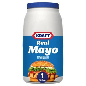 Kraft Real Mayo Creamy & Smooth Mayonnaise, 1 gal Jug - Picture 1 of 12