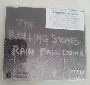 THE ROLLING STONES rain fall down  ISRAELI PROMO   CD  SINGLE - Picture 1 of 2