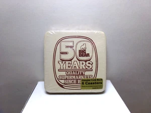 Sous-verres Big Bear Supermarché 1984 50ème anniversaire NOS - Photo 1/2