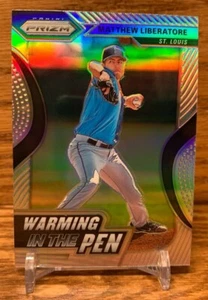 MATTHEW LIBERATORE 2020 Prizm Baseball Warming up the Pen Prizm Refactor CARDS - Picture 1 of 2