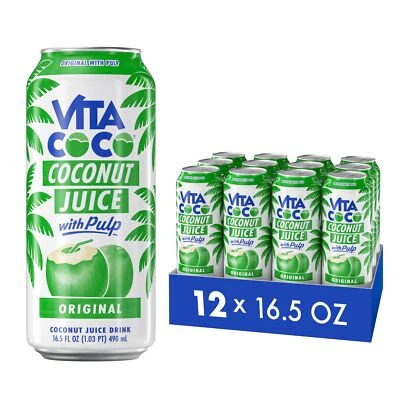 Vita Coco Coconut Juice Original with Pulp | Big Bold Coconut Taste | Natural... - Image 1 of 4
