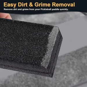 3PCS Pickleball Paddle Eraser Carbon Fiber Racket Cleaner Dirt Rubber Remover - Picture 1 of 7