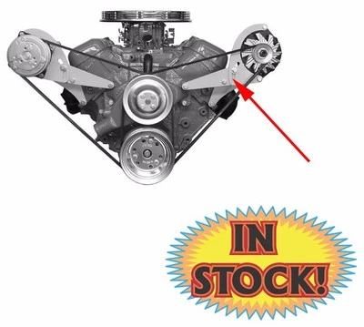 Alan Grove 218L - Alternator Bracket BB Chevy SWP Low Profile - Driver Side - Image 1 of 4