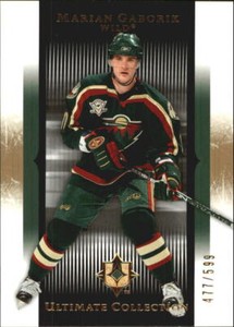 2005-06 Ultimate Collection #47 Marian Gaborik /599 - NM-MT
