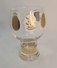 Vintage Egg In Your Beer Glass by Federal Glass 1960s 22K Gold Trim
