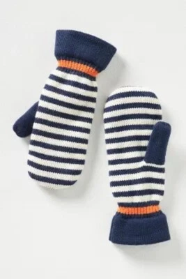 Anthropologie Becksöndergaard Dobin изумруд в полоску варежки размер S/M новый с Ярлыками $39 - Изображение 1 из 4