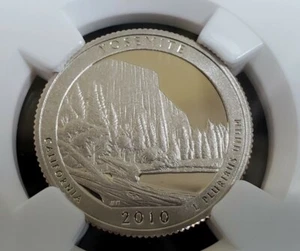 2010 S Clad 25c Yosemite NP State Quarter NGC PF69 Ultra Cameo- Brown Label - Picture 1 of 4