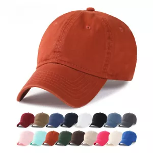 Gorra de béisbol M/XL/XXL de algodón lavado para correr papá de gran tamaño lisa sin estructura - Imagen 1 de 37