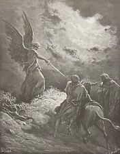 Israel Balaam Arrested́ Per Un Angel Gustave Golden 1874 Bible