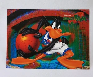 1997 Daffy Duck Space Jam Postcard 5" x 7" Gibson Greetings - Picture 1 of 3